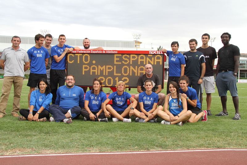 Los atletas navarros ya estan preparados